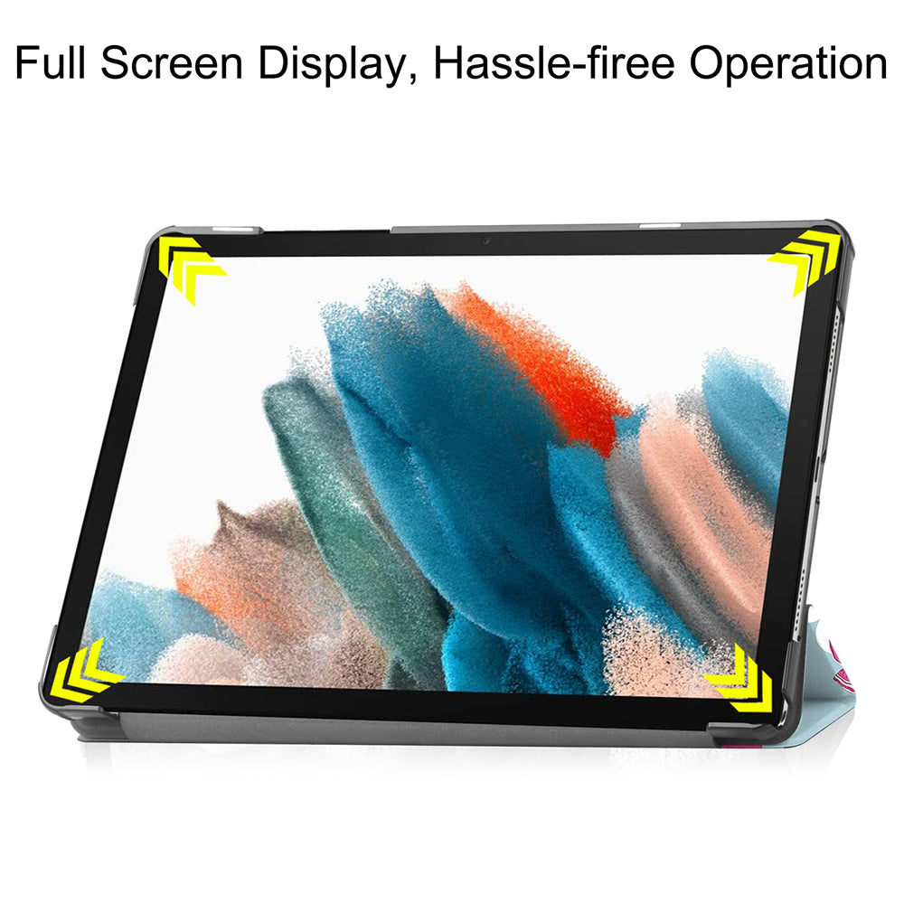 Deksel til Samsung Galaxy Tab A9+, Techsuit, FoldPro Unicorn, Flerfarget