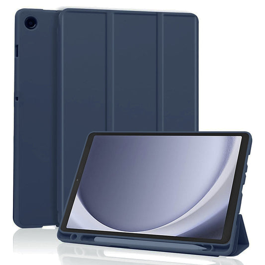 Deksel for Samsung Galaxy Tab A11 / Tab A9, Techsuit, Flex Trifold, Marineblå