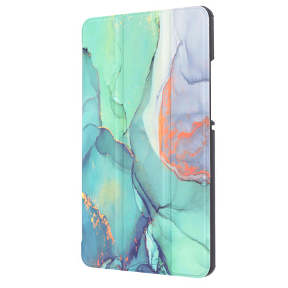 Etui for Samsung Galaxy Tab A11 / Tab A9, Techsuit, FoldPro Green Time, Flerfarget