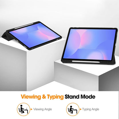 Deksel for Samsung Galaxy Tab S10 FE+, Techsuit, Flex Trifold, Svart