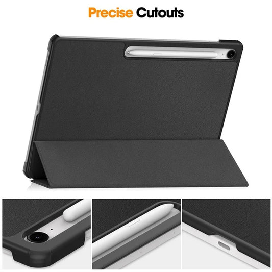 Deksel for Samsung Galaxy Tab S10 FE+, Techsuit, FoldPro, Svart