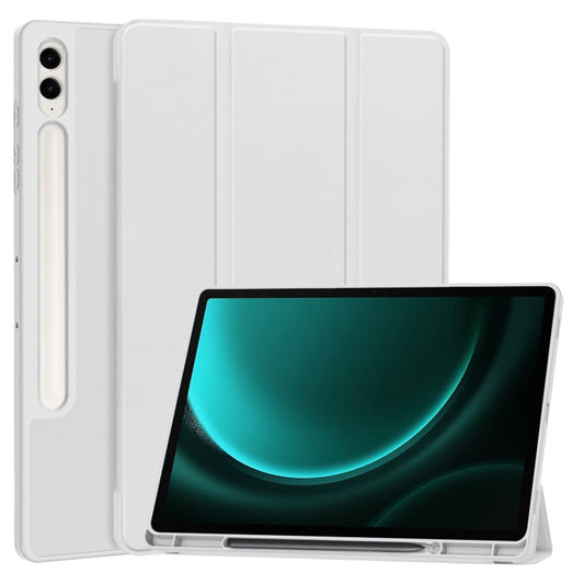Deksel for Samsung Galaxy Tab S10+ / Tab S9 FE+ / Tab S9+, Techsuit, Flex Trifold, Grå