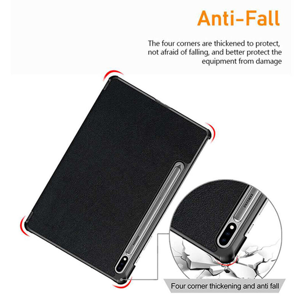Deksel for Samsung Galaxy Tab S10 Ultra / Tab S9 Ultra / Tab S8 Ultra, Techsuit, FoldPro Butterfly, Flerfarget
