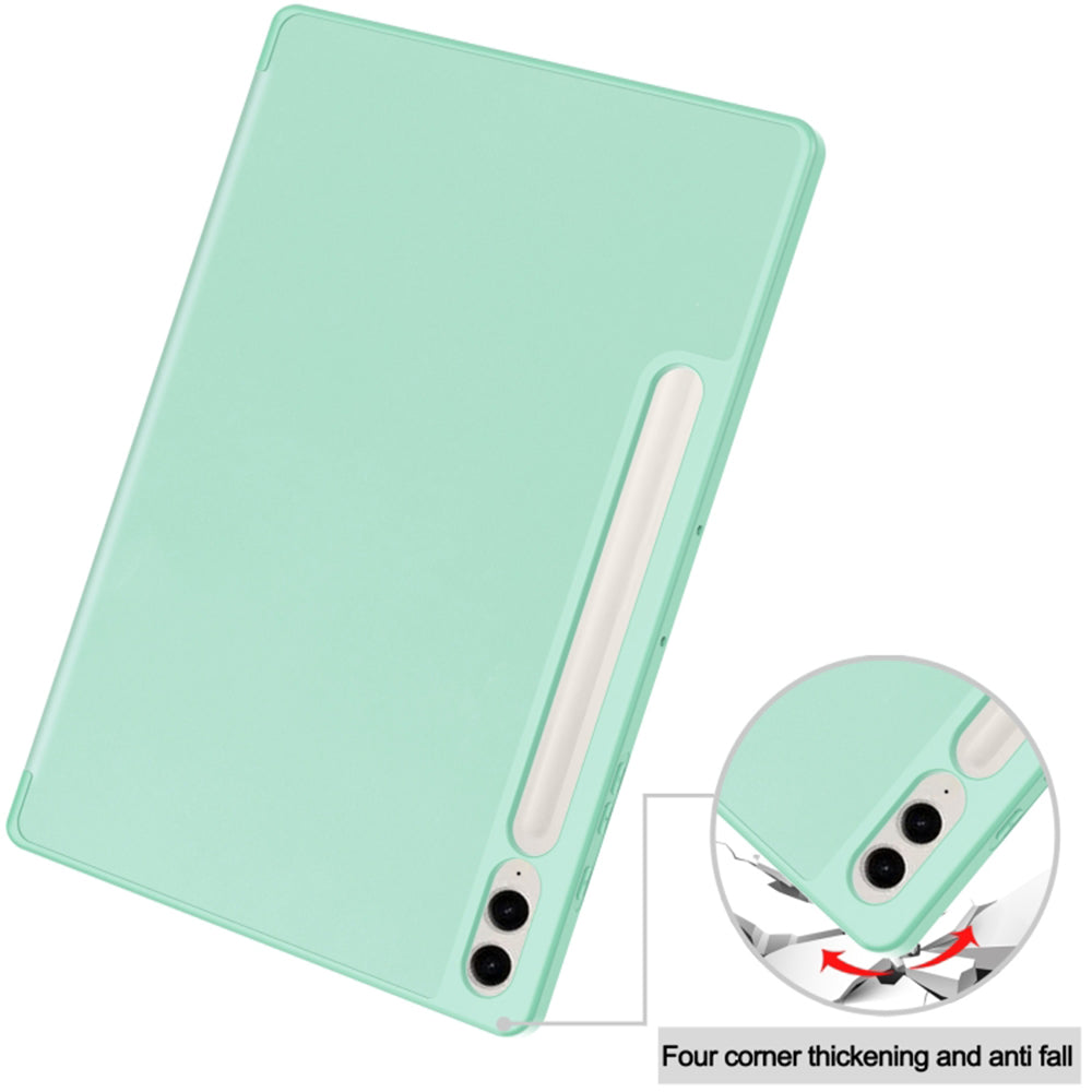 Deksel for Samsung Galaxy Tab S10 Ultra / Tab S9 Ultra, Techsuit, Flex Trifold, Grå