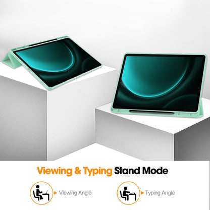 Deksel for Samsung Galaxy Tab S10 Ultra / Tab S9 Ultra, Techsuit, Flex Trifold, Grå