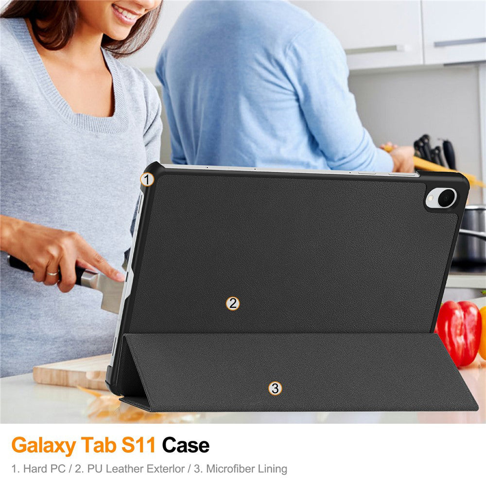 Deksel til Samsung Galaxy Tab S11, Techsuit, FoldPro, Blå