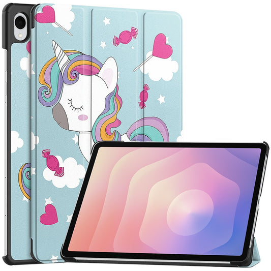 Deksel til Samsung Galaxy Tab S11, Techsuit, FoldPro Unicorn, Flerfarget