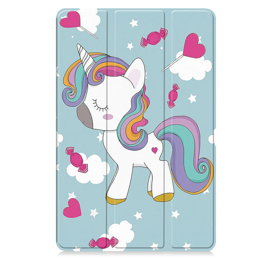 Deksel til Samsung Galaxy Tab S11, Techsuit, FoldPro Unicorn, Flerfarget