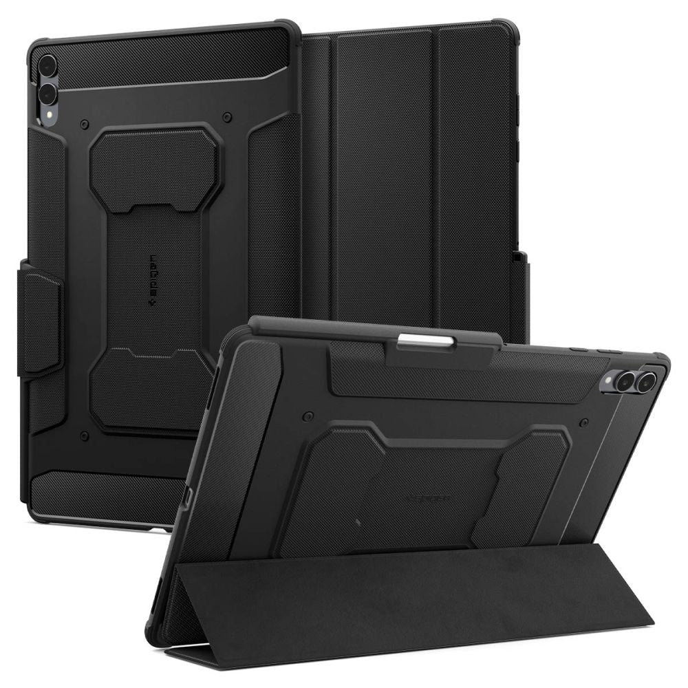 Deksel for Samsung Galaxy Tab S11 Ultra, Spigen, Rugged Armor Pro, Svart ACS10150