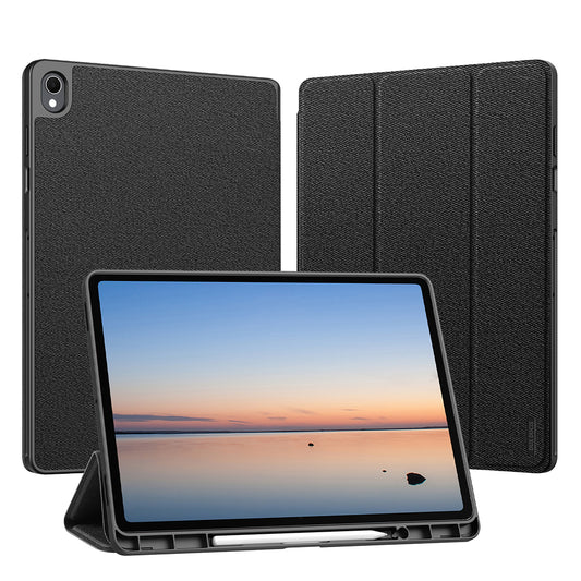 Etui for Samsung Galaxy Tab S12 Plus, DUX DUCIS, Domo med pennholder, svart