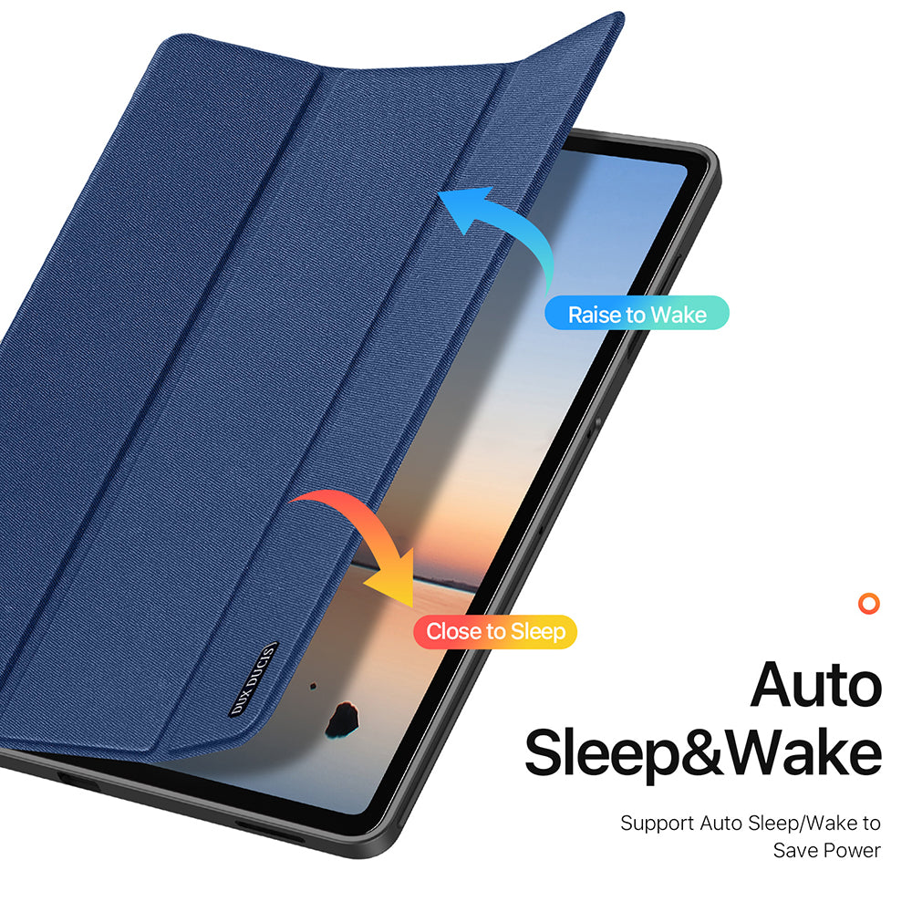 Etui for Samsung Galaxy Tab S12 Plus, DUX DUCIS, Domo med pennholder, svart