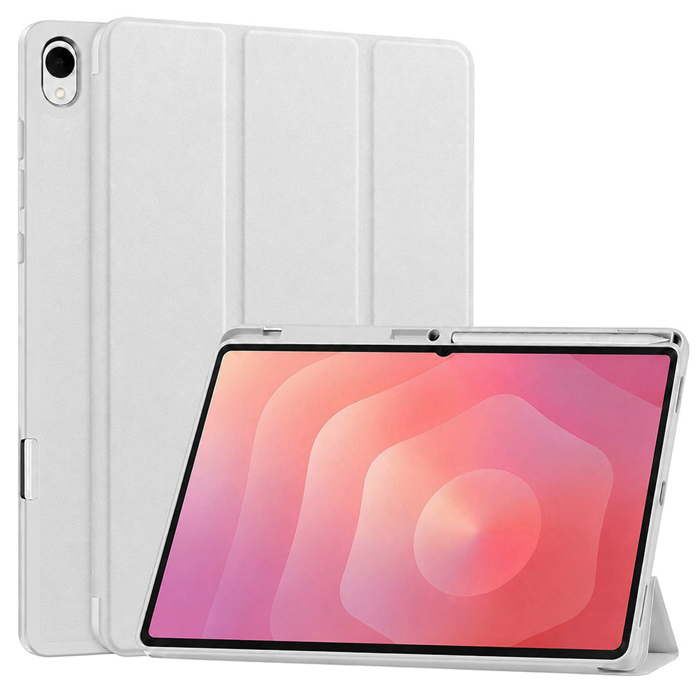 Deksel for Samsung Galaxy Tab S12 Plus, Techsuit, Flex Trifold, Grå