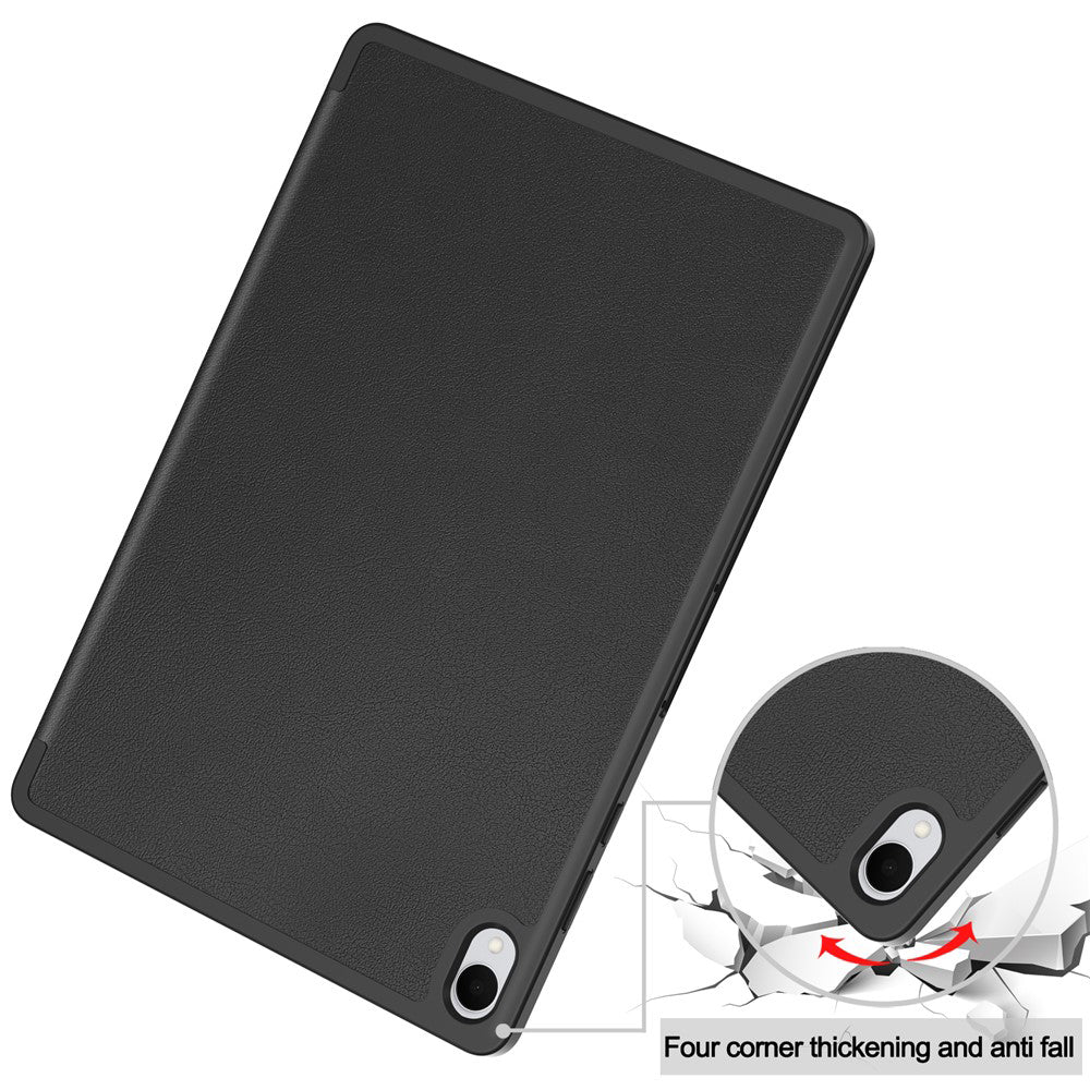 Deksel for Samsung Galaxy Tab S12 Plus, Techsuit, Flex Trifold, Svart