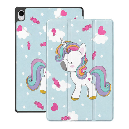 Deksel til Samsung Galaxy Tab S12 Plus, Techsuit, FoldPro Unicorn, Flerfarget