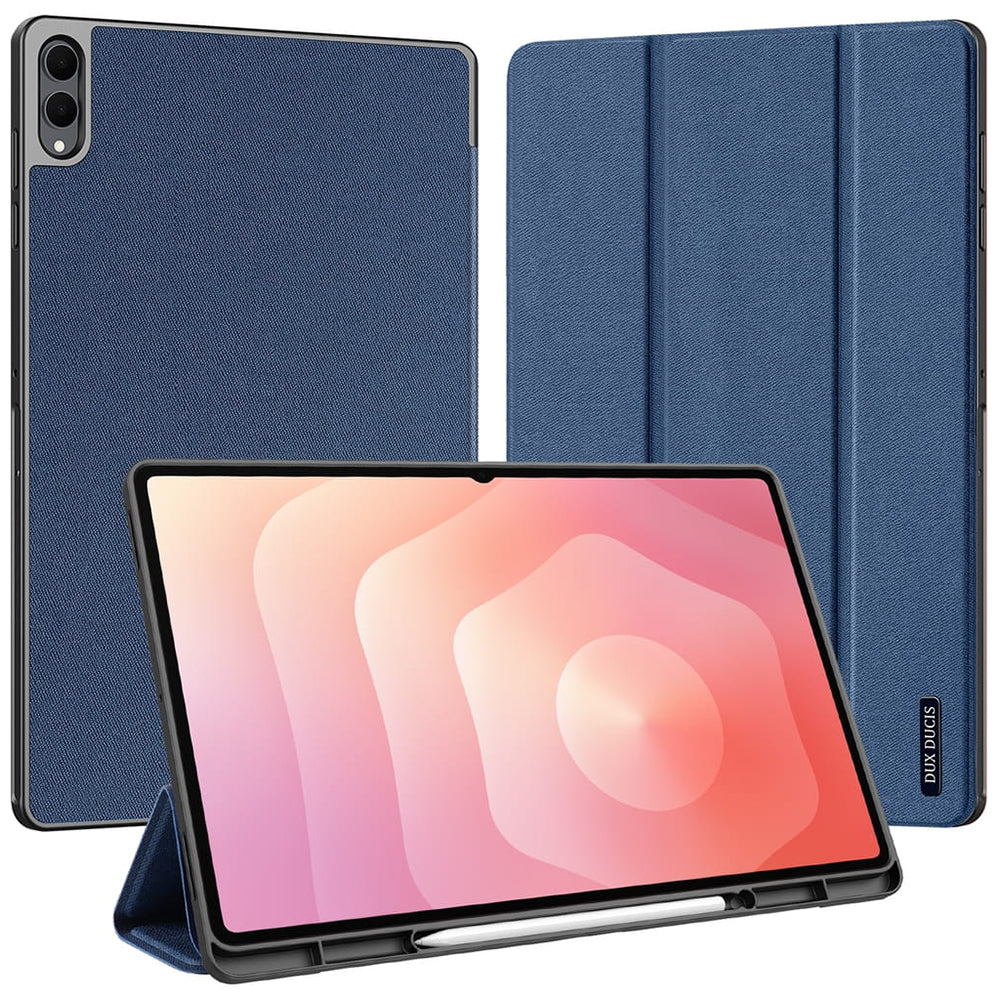 Etui for Samsung Galaxy Tab S12 Ultra / Tab S11 Ultra, DUX DUCIS, Domo med pennholder, blå