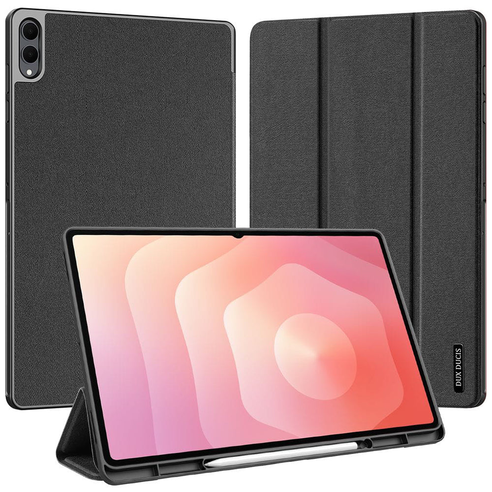 Deksel til Samsung Galaxy Tab S12 Ultra / Tab S11 Ultra, DUX DUCIS, Domo med pennholder, svart