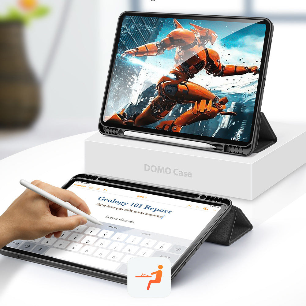 Deksel til Samsung Galaxy Tab S12 Ultra / Tab S11 Ultra, DUX DUCIS, Domo med pennholder, svart