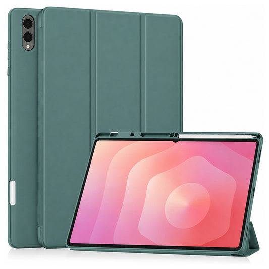 Deksel for Samsung Galaxy Tab S12 Ultra / Tab S11 Ultra, Techsuit, Flex Trifold, Grønn