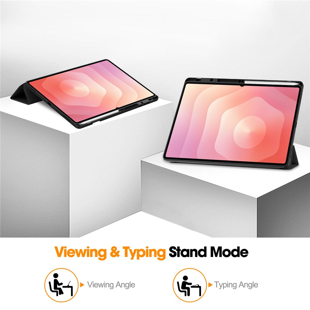 Deksel for Samsung Galaxy Tab S12 Ultra / Tab S11 Ultra, Techsuit, Flex Trifold, Grønn