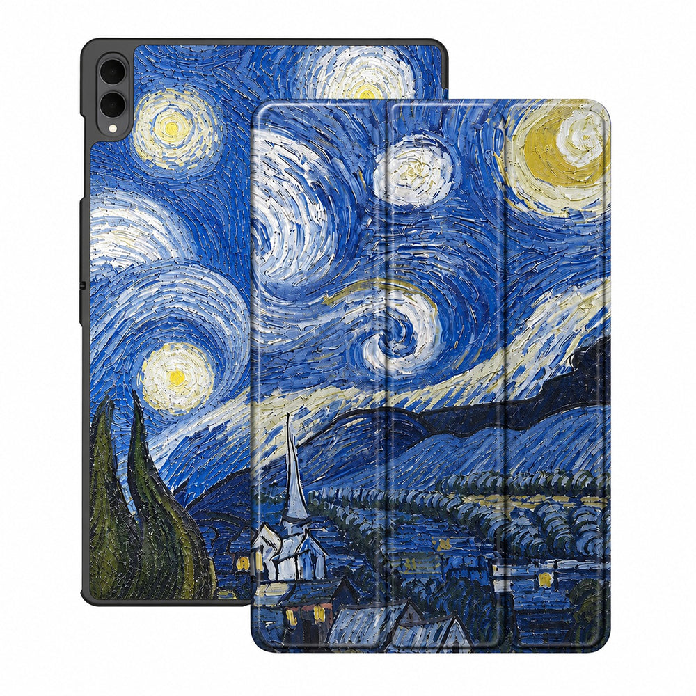 Deksel for Samsung Galaxy Tab S12 Ultra / Tab S11 Ultra, Techsuit, FoldPro Starry Night, Flerfarget