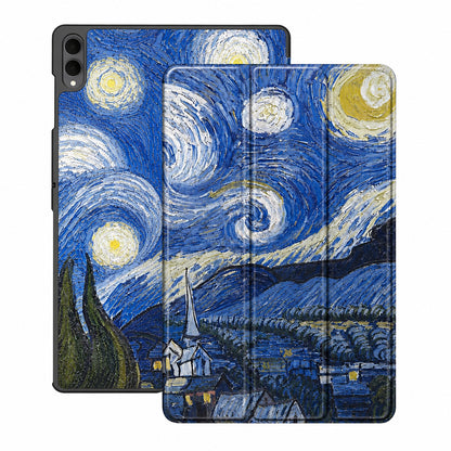 Deksel for Samsung Galaxy Tab S12 Ultra / Tab S11 Ultra, Techsuit, FoldPro Starry Night, Flerfarget