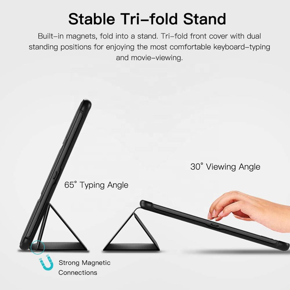 Deksel til Samsung Galaxy Tab S5e, Techsuit, FoldPro, Svart