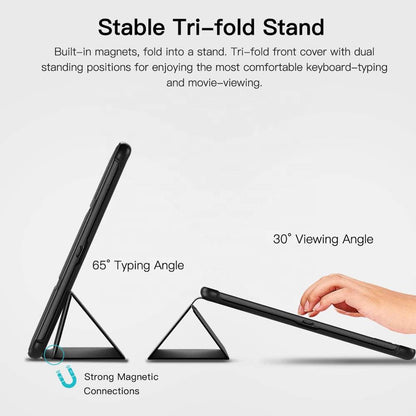 Deksel til Samsung Galaxy Tab S5e, Techsuit, FoldPro, Svart