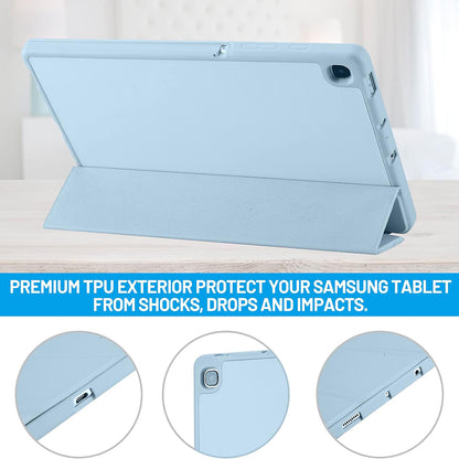 Deksel for Samsung Galaxy Tab S6 Lite (2024) / Tab S6 Lite (2022) / Tab S6 Lite (2020), Techsuit, Flex Trifold, Blå