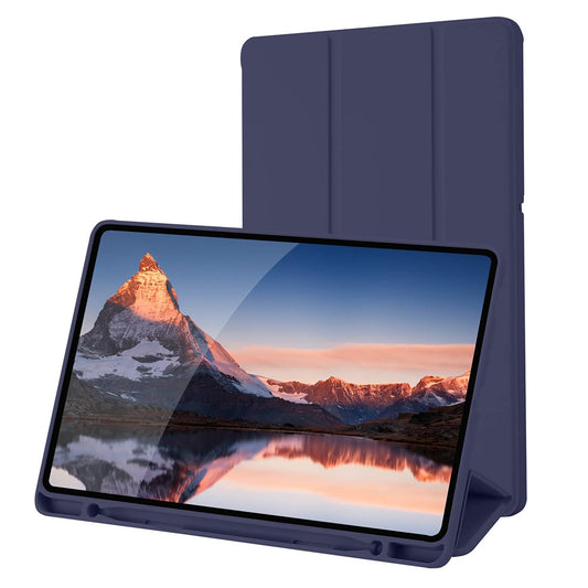 Deksel for Samsung Galaxy Tab S6 Lite (2024) / Tab S6 Lite (2022) / Tab S6 Lite (2020), Techsuit, Flex Trifold, Marineblå
