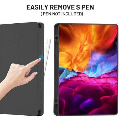 Deksel for Samsung Galaxy Tab S6 Lite (2024) / Tab S6 Lite (2022) / Tab S6 Lite (2020), Techsuit, Flex Trifold, Svart