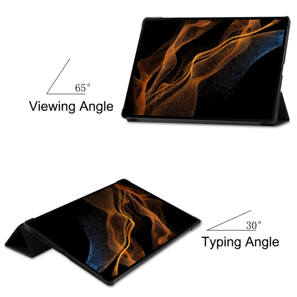 Deksel for Samsung Galaxy Tab S8 Ultra, Techsuit, FoldPro, svart