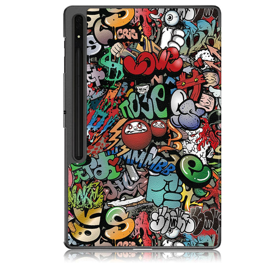 Deksel til Samsung Galaxy Tab S8 Ultra, Techsuit, FoldPro Urban Vibe, Flerfarget
