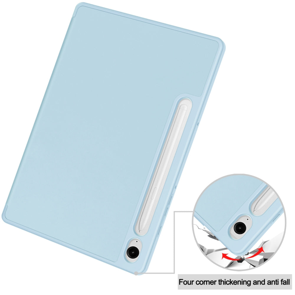 Deksel for Samsung Galaxy Tab S9 FE / Tab S9 / Tab S10 FE, Techsuit, Flex Trifold, Blå