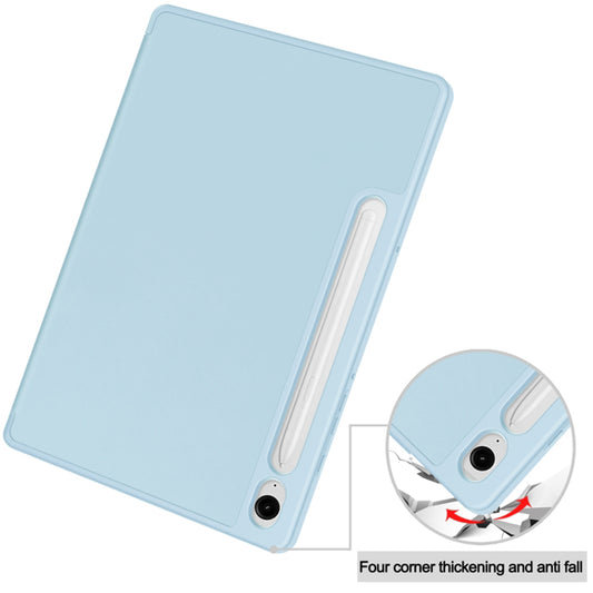 Deksel for Samsung Galaxy Tab S9 FE / Tab S9 / Tab S10 FE, Techsuit, Flex Trifold, Blå