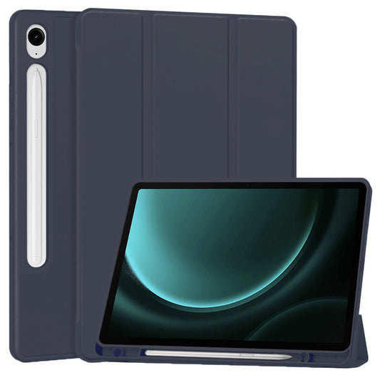 Deksel for Samsung Galaxy Tab S9 FE / Tab S9 / Tab S10 FE, Techsuit, Flex Trifold, Marineblå