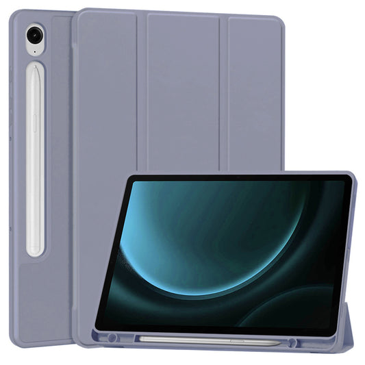 Deksel for Samsung Galaxy Tab S9 FE / Tab S9 / Tab S10 FE, Techsuit, Flex Trifold, Lilla
