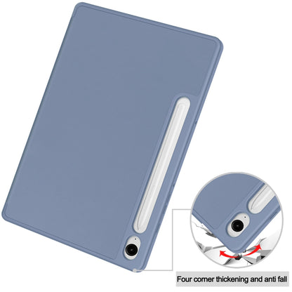 Deksel for Samsung Galaxy Tab S9 FE / Tab S9 / Tab S10 FE, Techsuit, Flex Trifold, Lilla