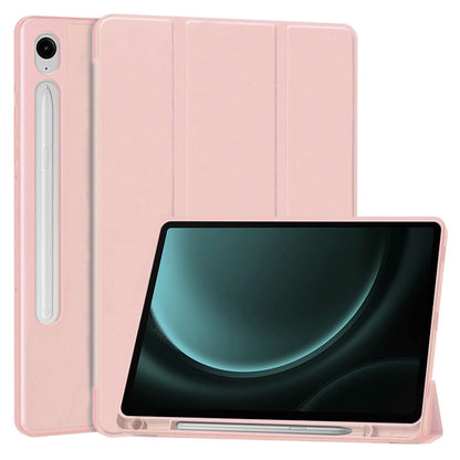 Deksel for Samsung Galaxy Tab S9 FE / Tab S9 / Tab S10 FE, Techsuit, Flex Trifold, Rosa