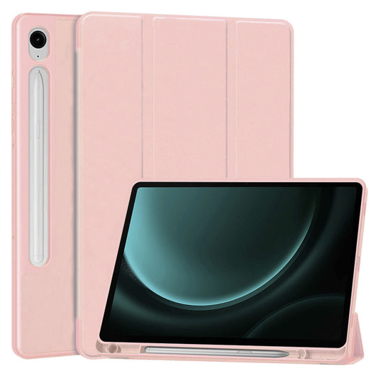 Deksel for Samsung Galaxy Tab S9 FE / Tab S9 / Tab S10 FE, Techsuit, Flex Trifold, Rosa