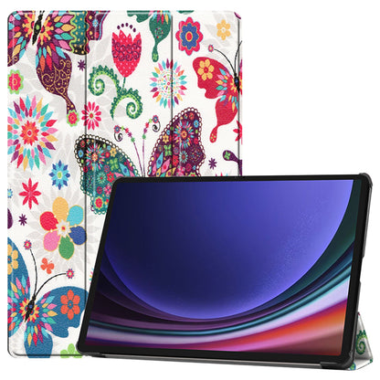 Deksel for Samsung Galaxy Tab S9 FE / Tab S9 / Tab S10 FE, Techsuit, FoldPro Butterfly, Flerfarget