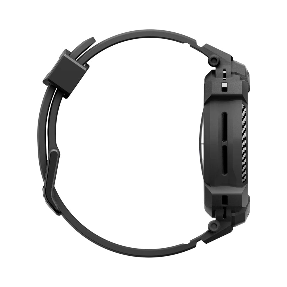 Deksel for Samsung Galaxy Watch Ultra2, Spigen, Rugged Armor Pro, Matt svart ACS11612