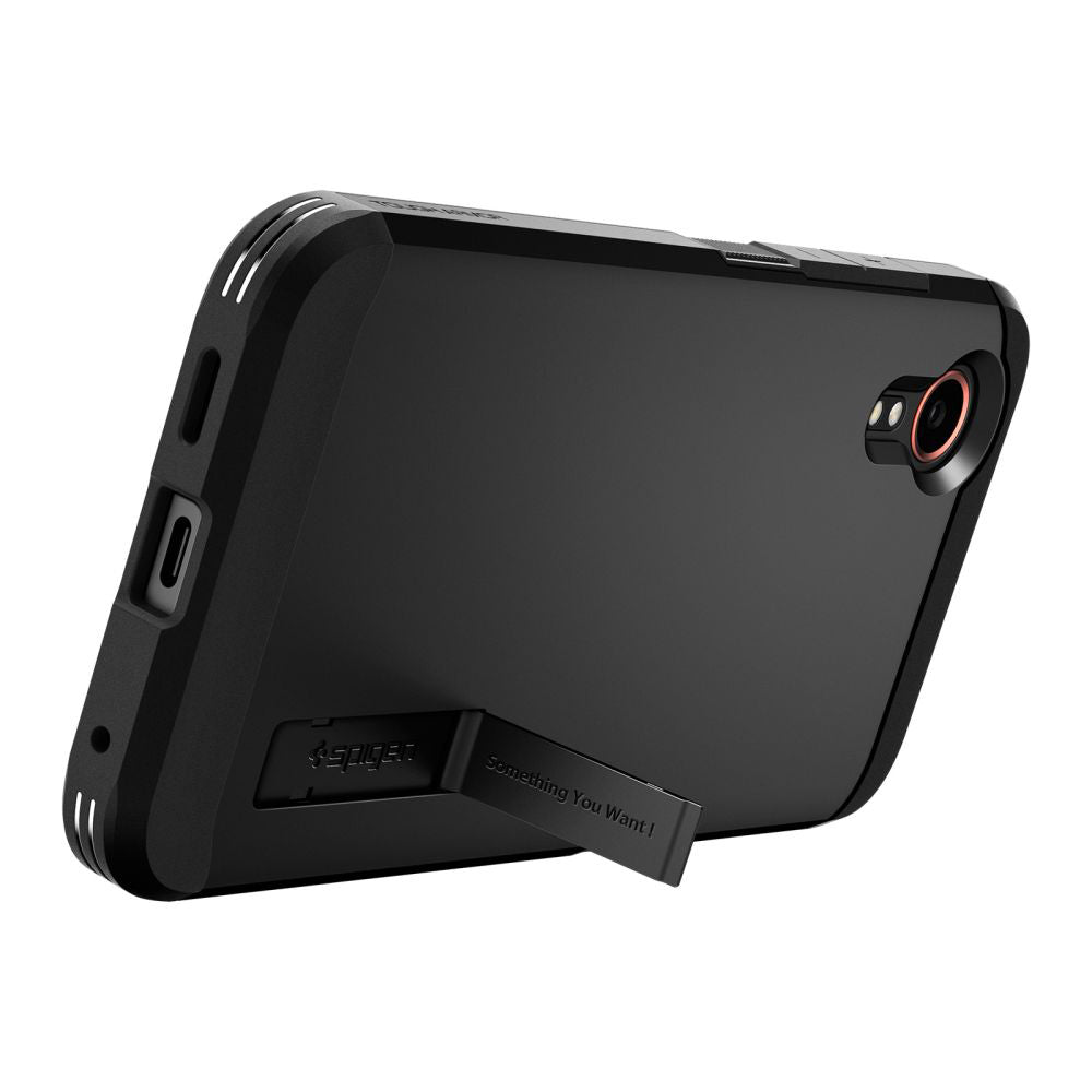Deksel for Samsung Galaxy Xcover7 G556, Spigen, Tough Armor, Svart ACS07505