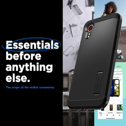 Deksel for Samsung Galaxy Xcover7 G556, Spigen, Tough Armor, Svart ACS07505