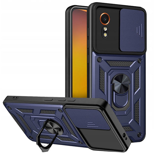 Deksel for Samsung Galaxy Xcover7 G556, Techsuit, CamShield, Blå