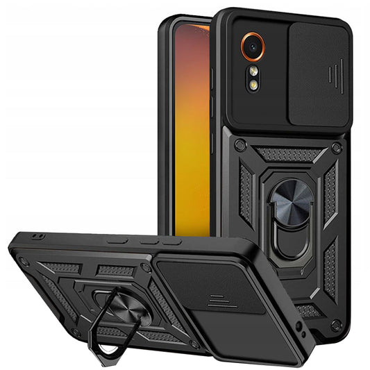 Deksel for Samsung Galaxy Xcover7 G556, Techsuit, CamShield, svart