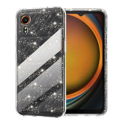 Deksel for Samsung Galaxy Xcover7 G556, Techsuit, SparkleSkin, Transparent