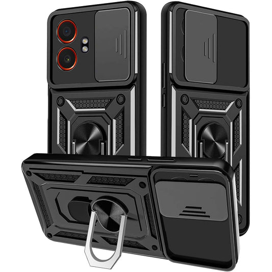 Deksel for Samsung Galaxy XCover7 Pro, Techsuit, CamShield, Svart