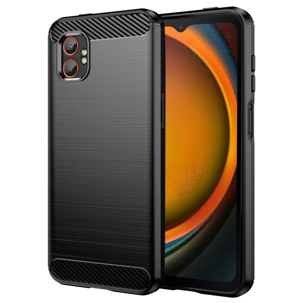 Deksel til Samsung Galaxy XCover7 Pro, Techsuit, Karbon, Svart