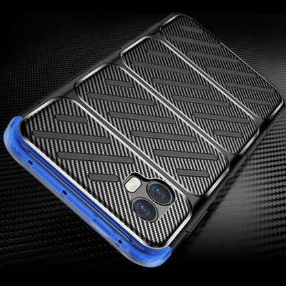 Deksel til Samsung Galaxy XCover7 Pro, Techsuit, CarbonFiber, Svart