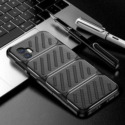 Deksel til Samsung Galaxy XCover7 Pro, Techsuit, CarbonFiber, Svart